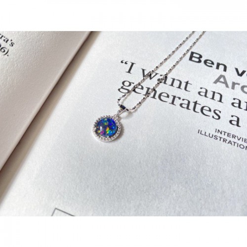 (已售分享) 澳洲歐泊AA級復古吊墜頸鏈 - AA Australian Opal vintage pendant necklace #10037